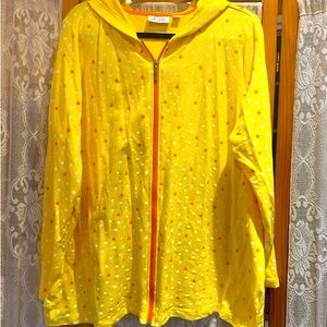 Active French Terry Dot Print Jacket